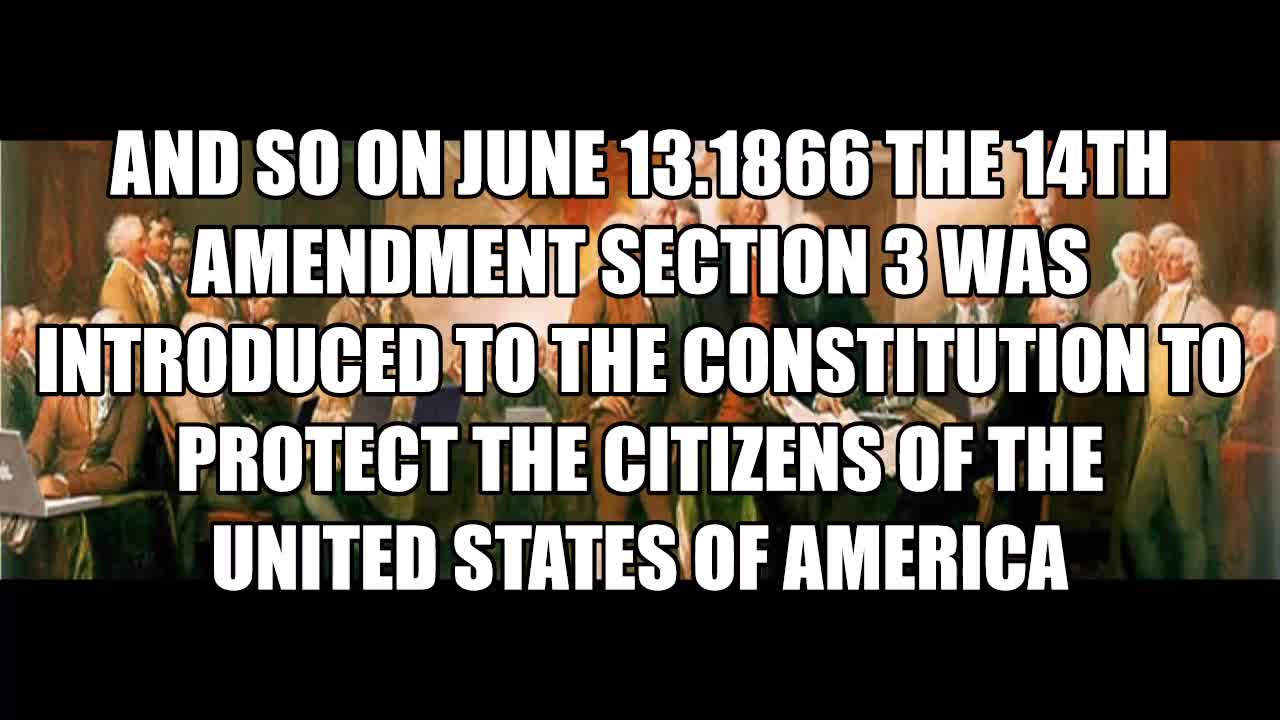 14TH AMENDMENT SECTION 3