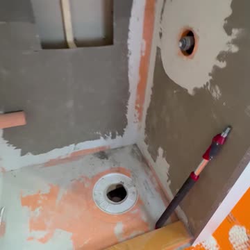 Custom Bathroom Remodel Before Tile Install