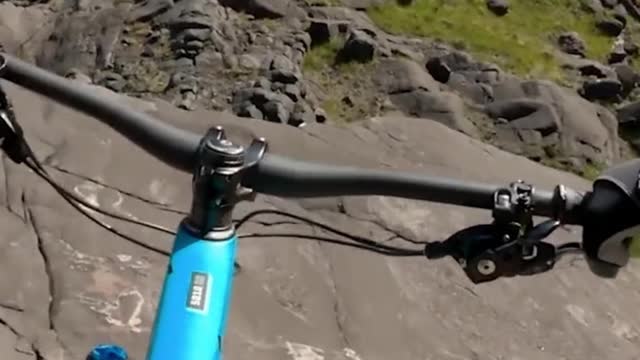 Extreme sports mountain biking