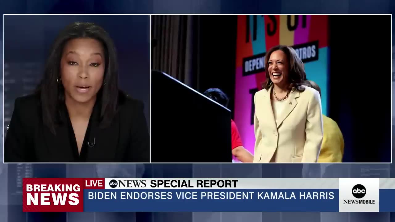 Biden endorses Kamala Harris for 2024 presidential election