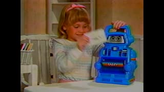 October 18, 1985 - Casey, the Cassette Tape-Playing Robot for Kids