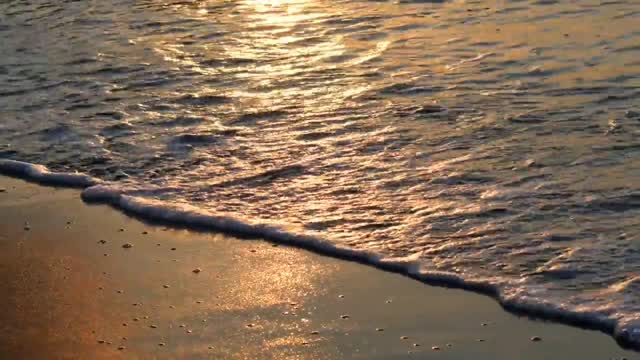 Beachfront with sound of waves.