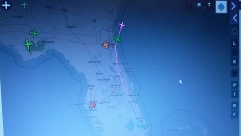 Military Flight #4 Donald Trump Mar A Lago to DC