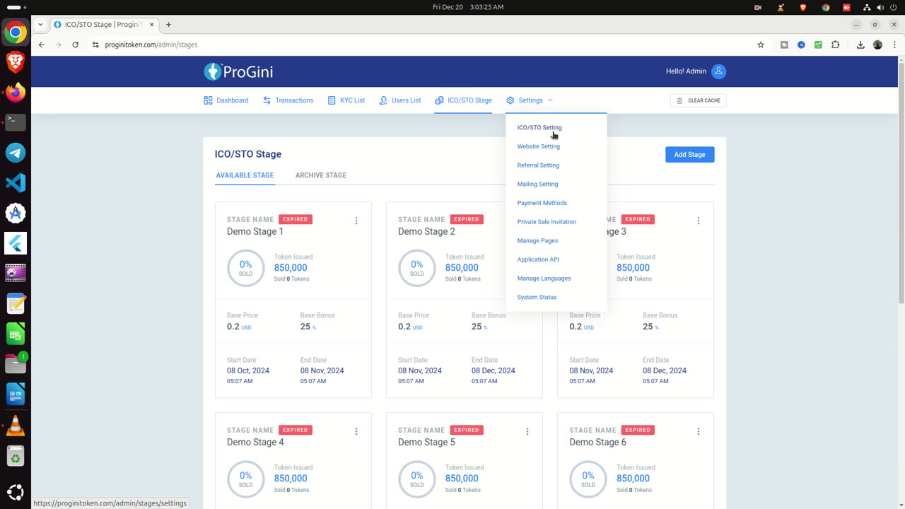 Tokenlite install Linux