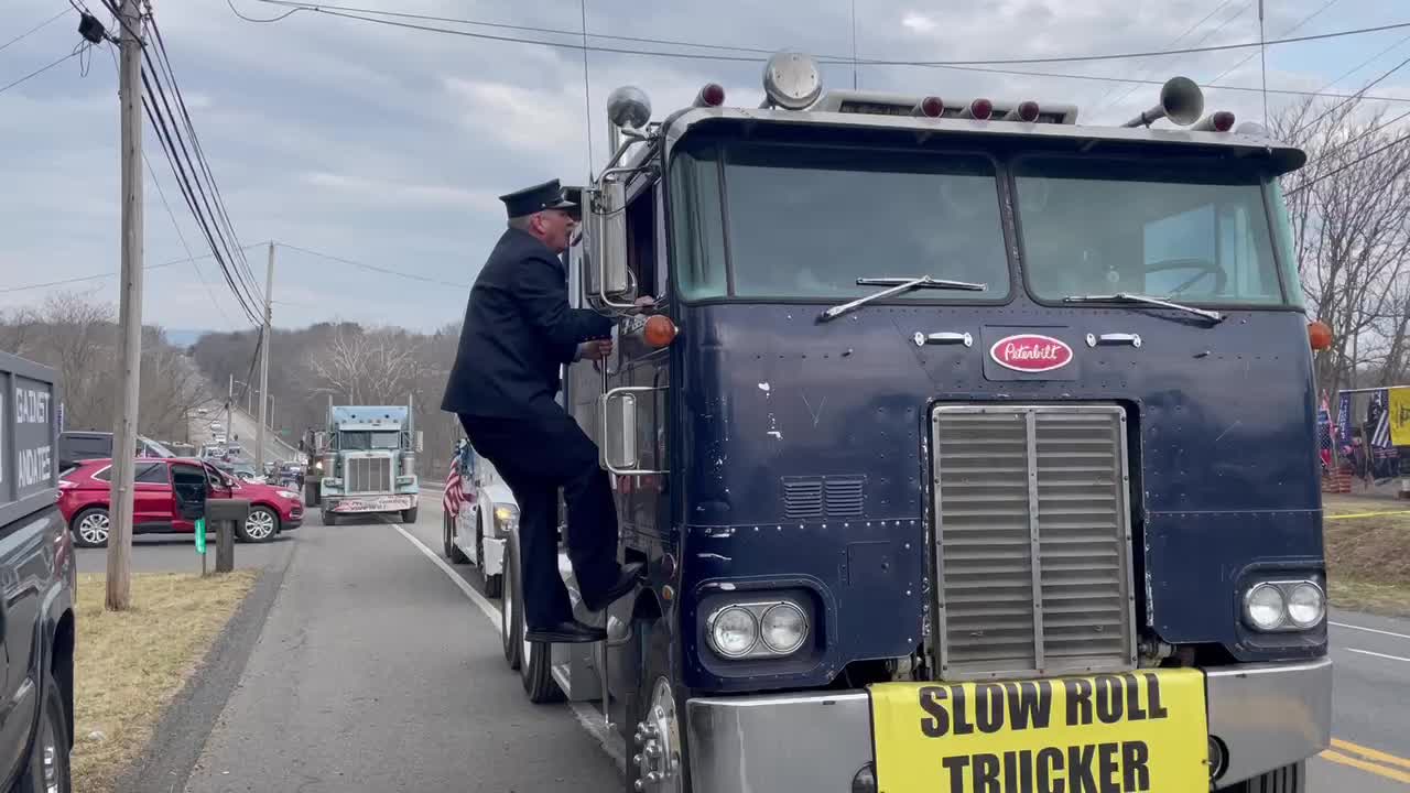 3/6/2022 The People’s Convoy Leaves Hagerstown Maryland Enroute Washington DC