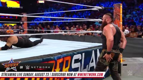 FULL MATCH: Lesnar vs. Reigns vs. Joe vs. Strowman - Universal Title Match: SummerSlam 2017