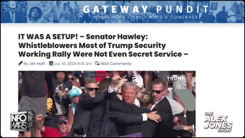 Secret Service Report CONFIRMS Total Stand Down- Alex Jones