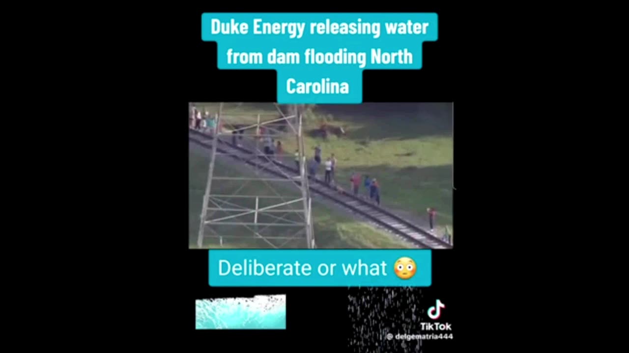 Duke Energy Dam Released Water In NC? WHY?