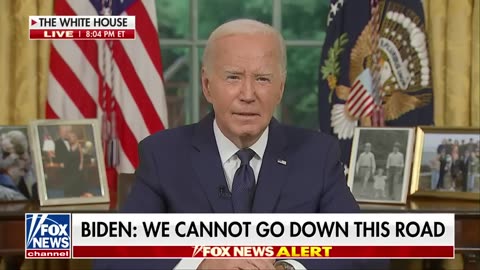 President Biden- There’s no place in America for any violence