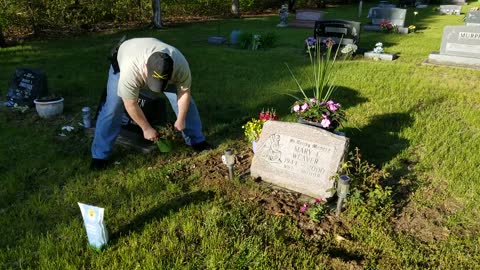 A Visit to the Cemetery.