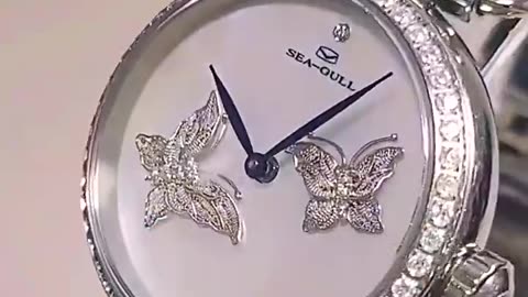 Seagull reloj de pulsera mecánico de lujo para mujer