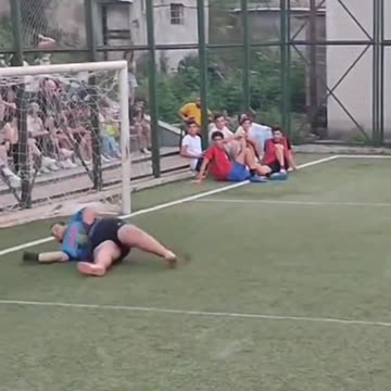 That one big friend you airways make the goalkeeper
