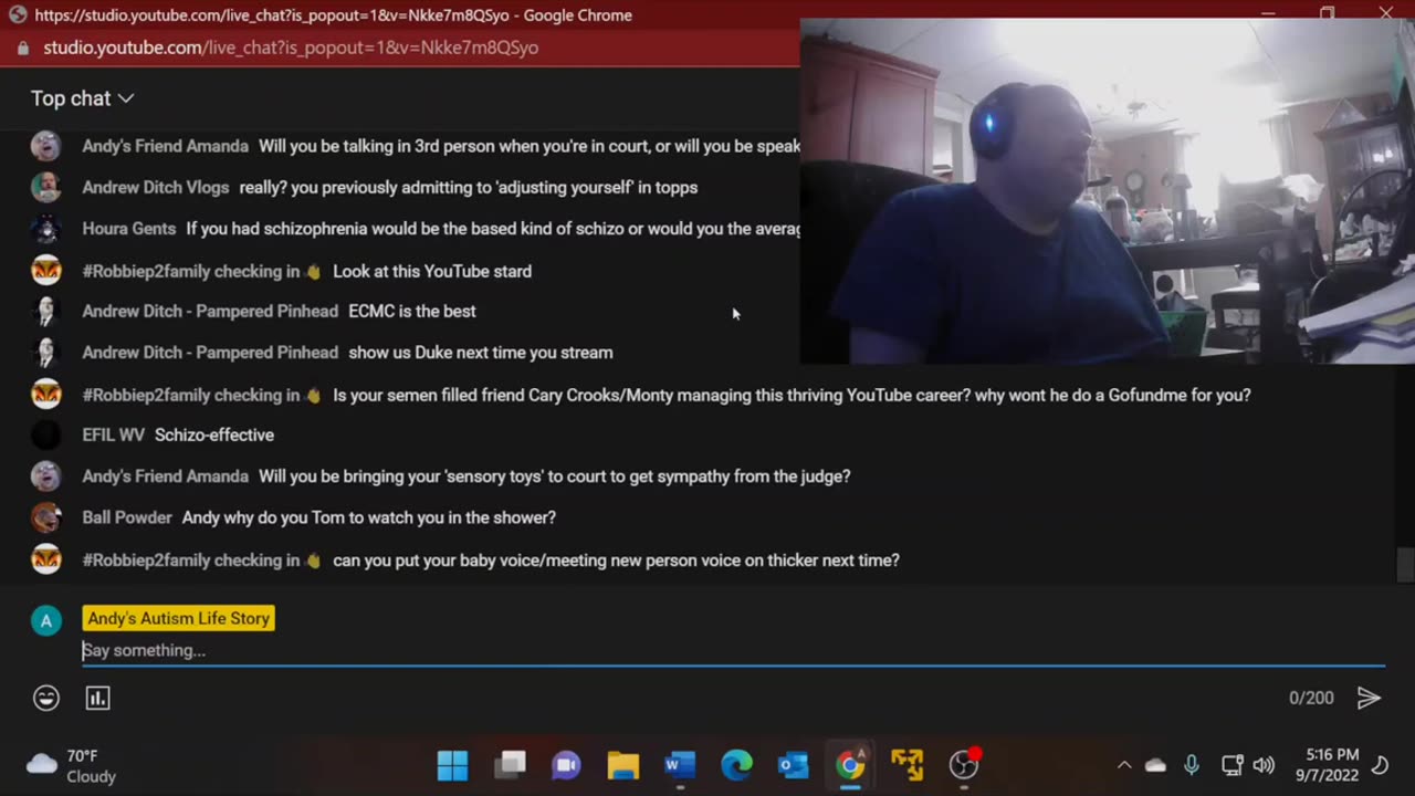 Livestream Chat Review (Part 1) (September 2022)