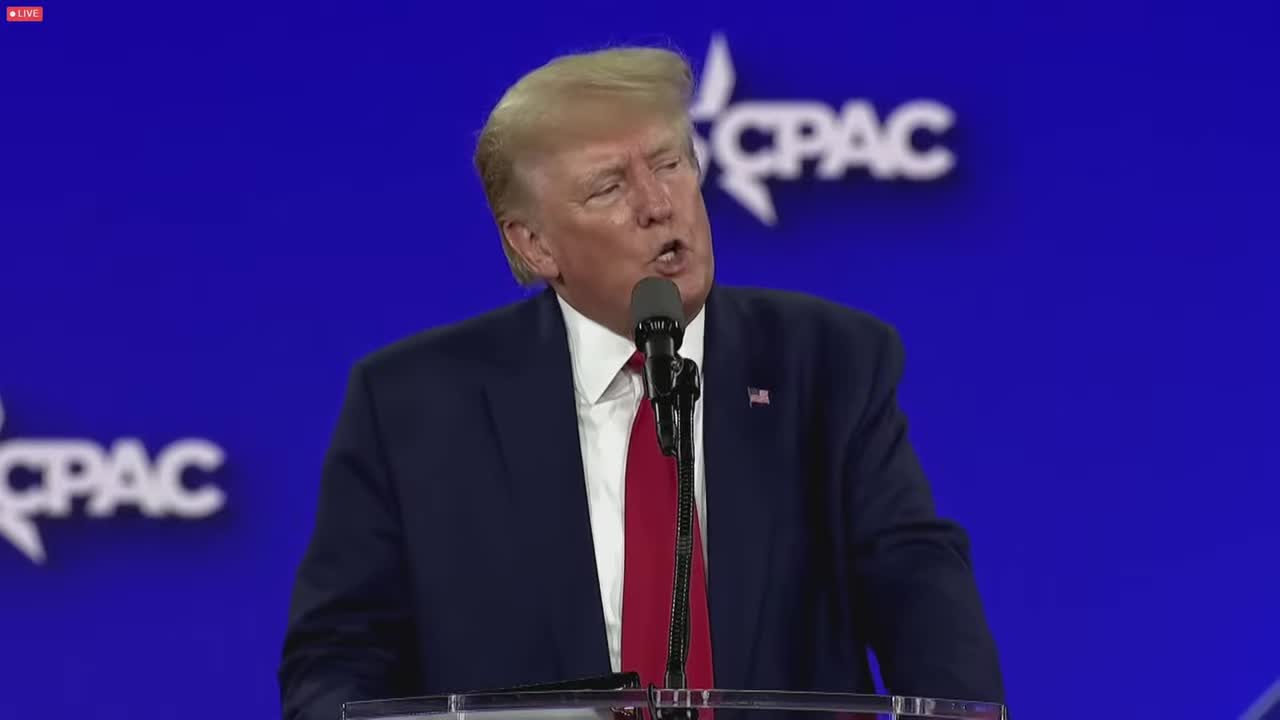 PRESIDENT Trump cpac Texas speech 2022