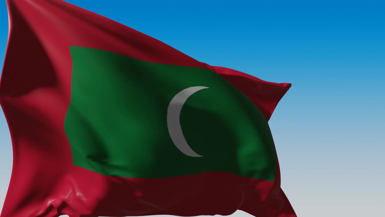 Flag of the Maldives