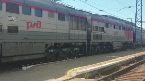 The first train with grain went from Melitopol to the Crimea.