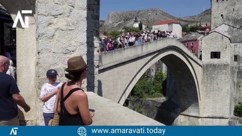 Scorching Heatwave Hits Mostar Temperatures Soar to 104°F | Amaravati Today News