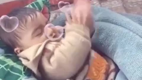 Funny baby vedios enjoying