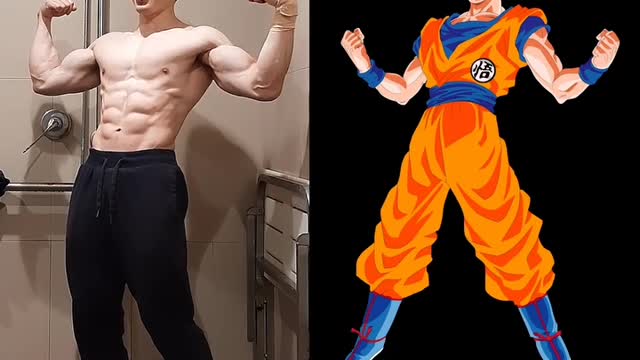 Comparing goku vs him, in the way become to goku