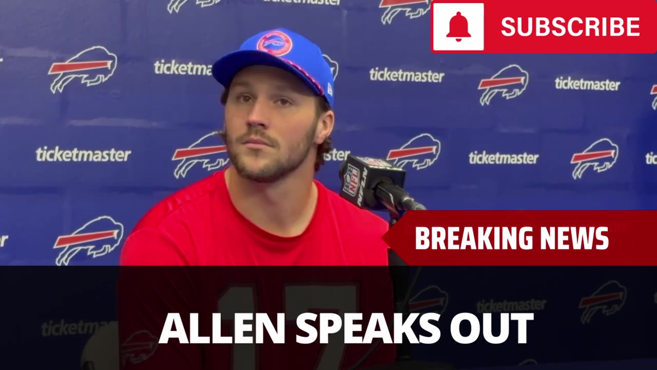 Josh Allen Breaks Silence On Viral Comment