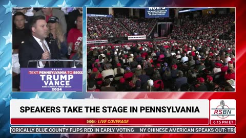 FULL SPEECH: Ryan Mackenzie Delivers Remarks in Allentown, PA - 10/29/24