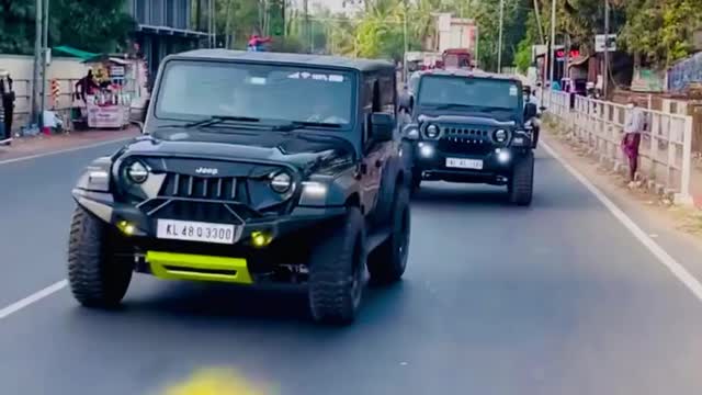 Modified Mahindra Thar video