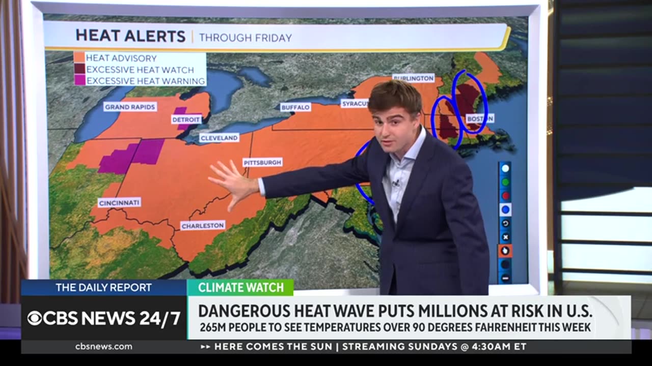 Dangerous heat wave puts millions at risk in U.S. CBS News