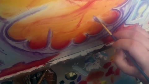 Surrealism Oil Painting | Waters of Saturn | Time Lapse | Part 3