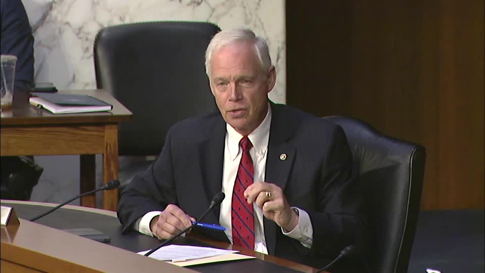 Senator Johnson at Foreign Relations Hearing on 7.14