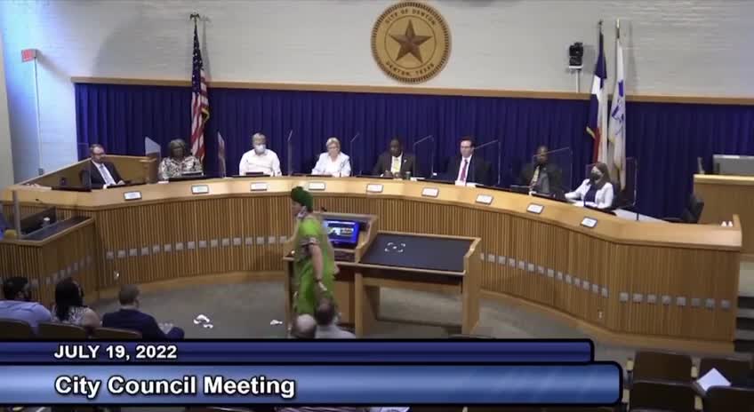 Alex Stein impersonating classic woke pro abortion activists at a Denton Texas City Council meeting.