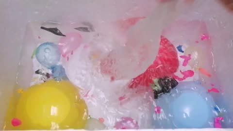 Pop_colurfull_ water 🌊 balloons slow motion