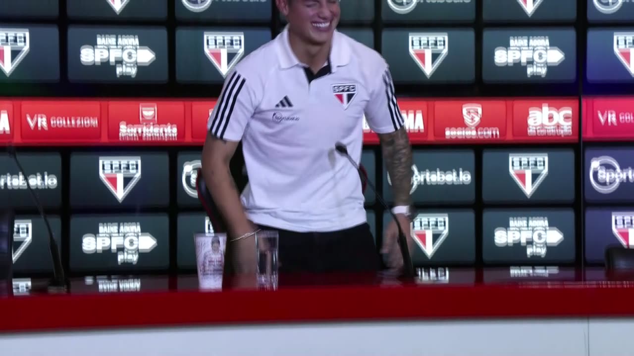 James Rodríguez fue presentado en Sao Paulo