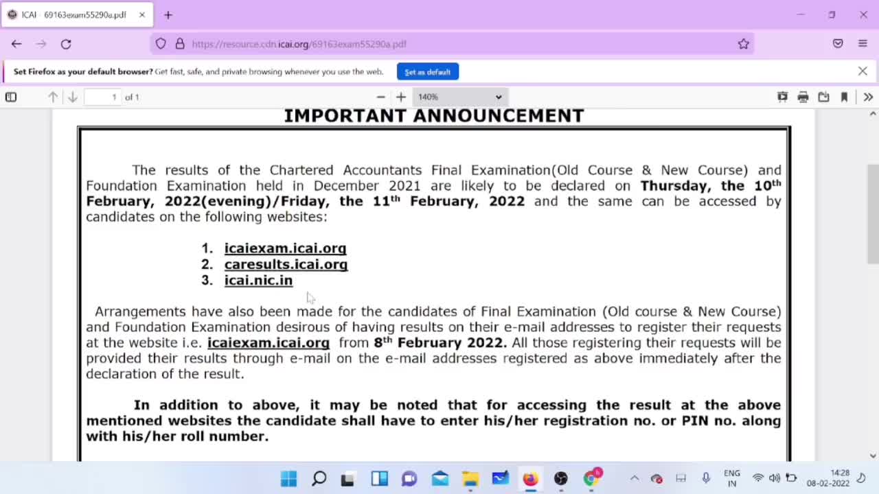 Breaking News | CA December 2021 Result Date Out | ICAI Biggest ANNOUNCEMENT