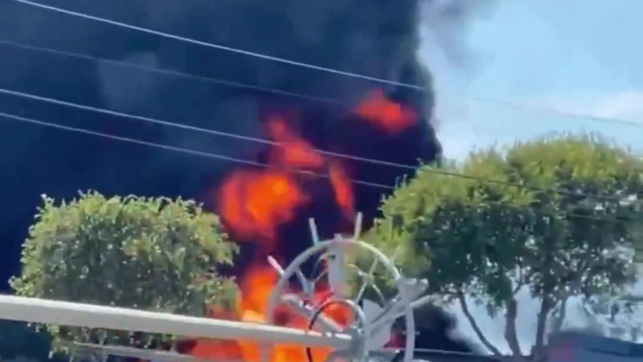 Firefighters are responding to massive fire at a Jacuzzi store in San Antonio, Texas