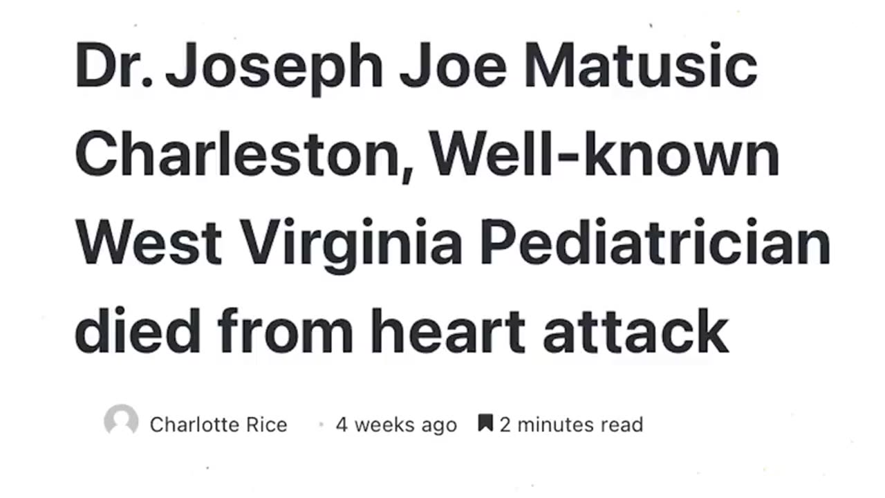 TruthSeekerNews1984: MASS VACCINATION AND DOCTOR DEATHS PART 4