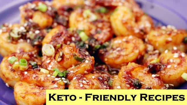 Keto Hoisin Butter Prawns