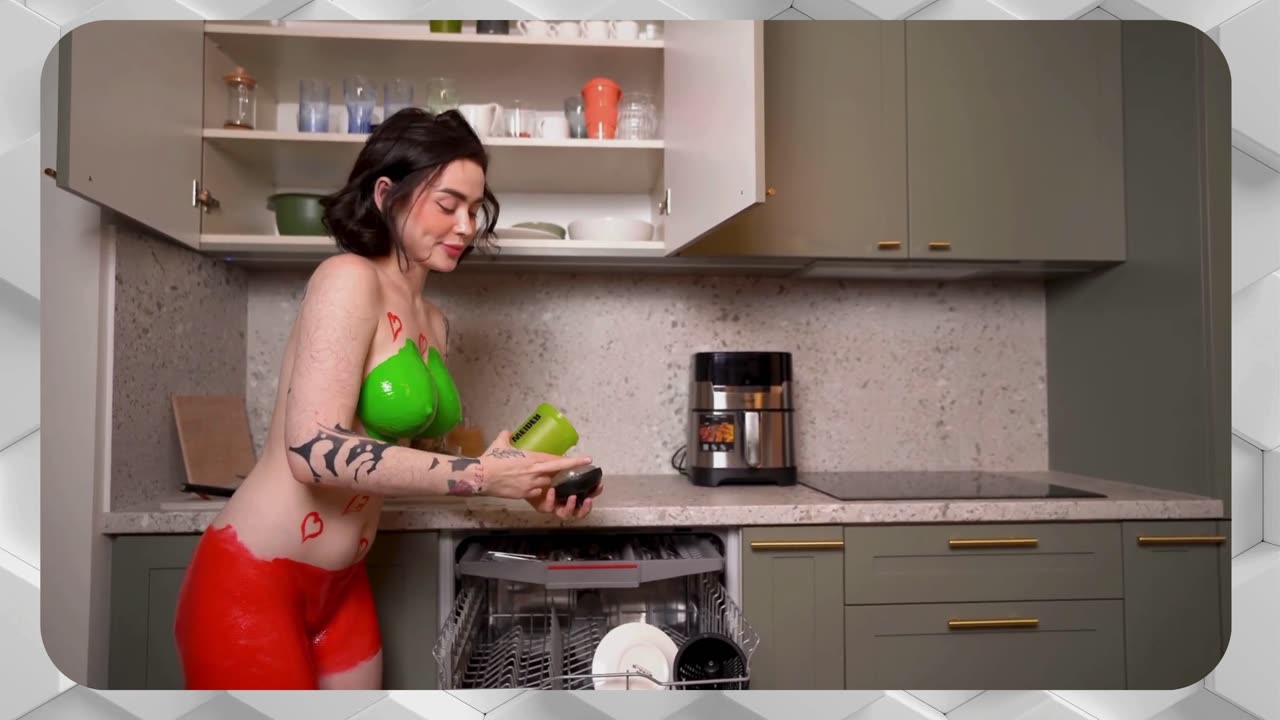 [4K Housewife] ❤️ Body art suit | How to clean ? | Body art Haul | Try Haul