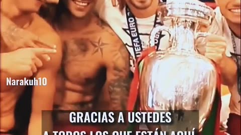 Emotivo discurso de Cristiano (Líder y capitán) 🥺❤️