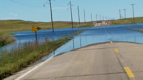 Flooded Nebraska sandhills