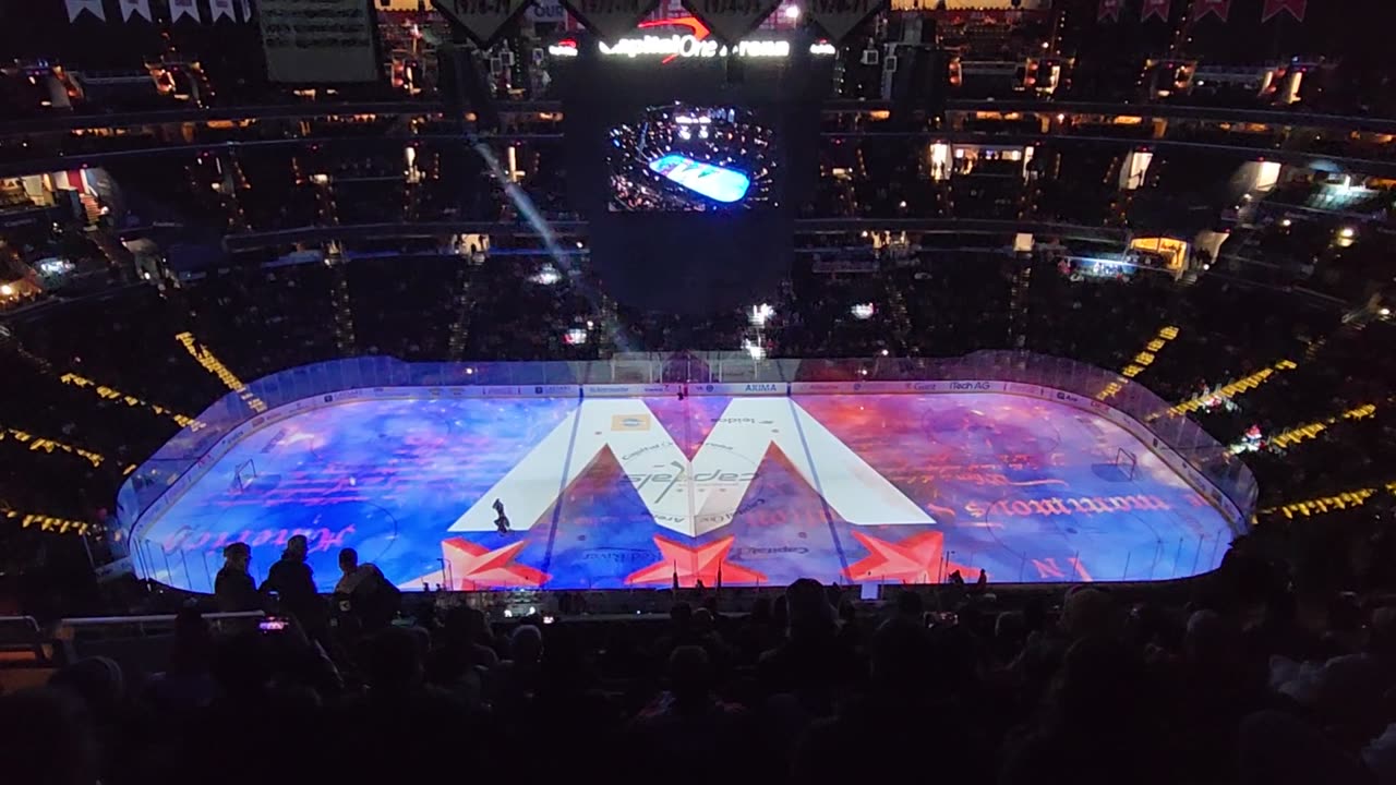 Washington Capitals opening game Presentation