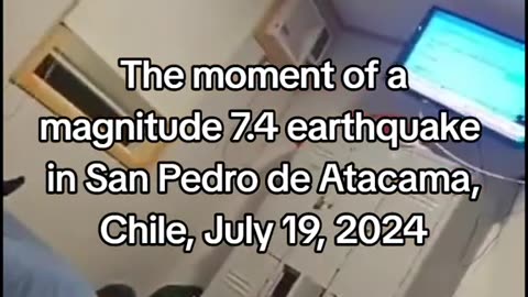 The Moment Of A Magnitude 7.4 Earthquake In San Pedro De Atacama, Chile