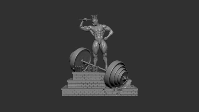 Ronnie Coleman Statueta ZBrush