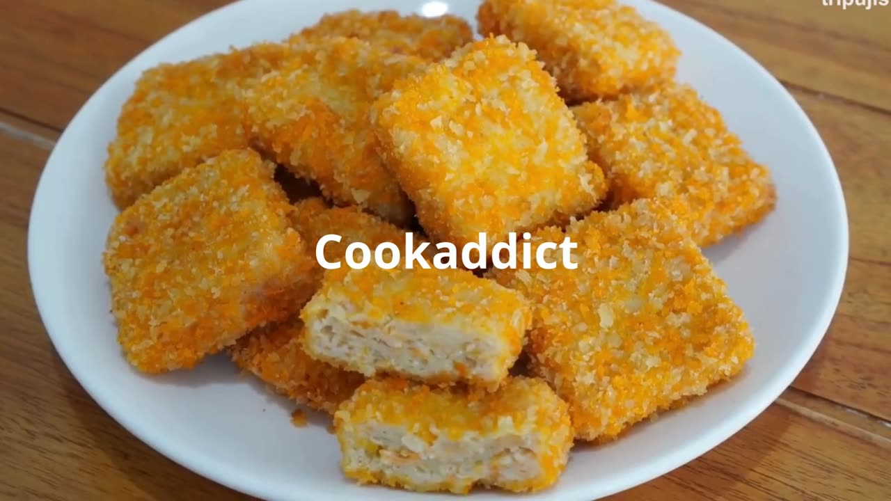 RECIPE FOR HOMEMADE CHICKEN NUGGETS FROM 1/2 KG OF FINISHED CHICKEN