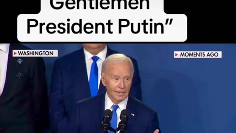 Biden calls Zelenskyy “President Putin”