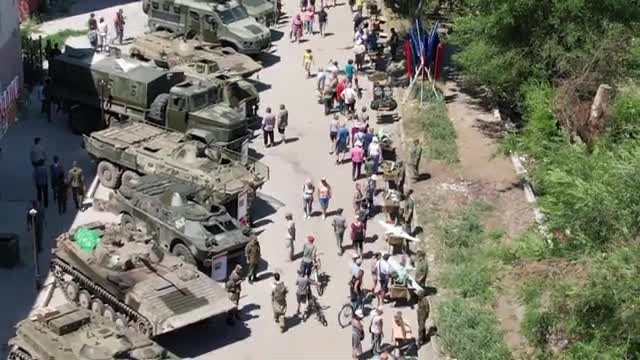 🇷🇺🇺🇦 The head of the LPR visited Lisichansk liberated from Ukrainian occupation