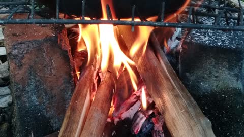 Cooking using firewood