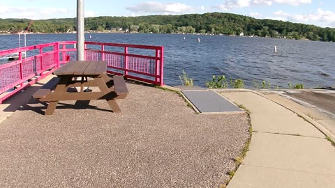 enjoying the Merrimac ferry