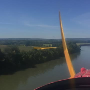 Formation Flight Down the River
