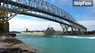 Alpena 502ft 153m Bulk Carrier Cargo Ship Up To Lake Huron