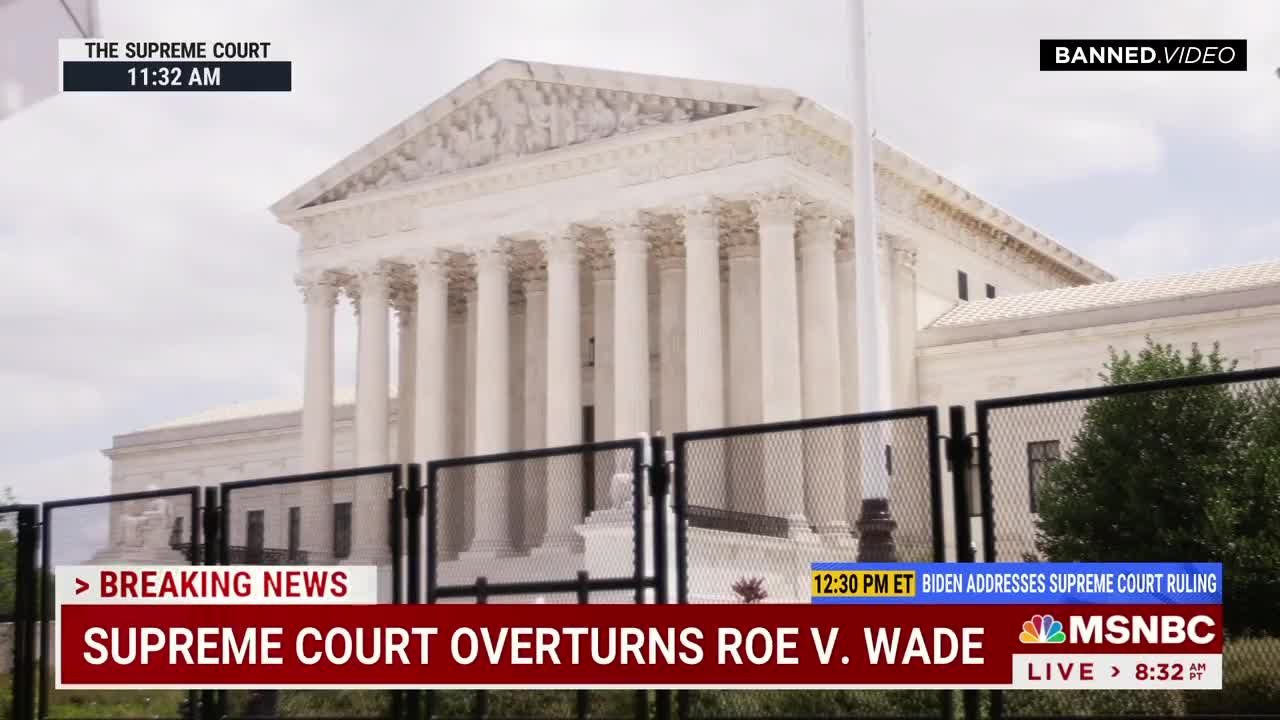 Leftists Freak That SCOTUS Has Overturned Their Ability To Kill Unborn Children